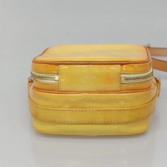LOUIS VUITTON Monogram Vernis Wooster Bag Lime Yellow M91075 LV Auth ep9753 - Picture 11 of 16